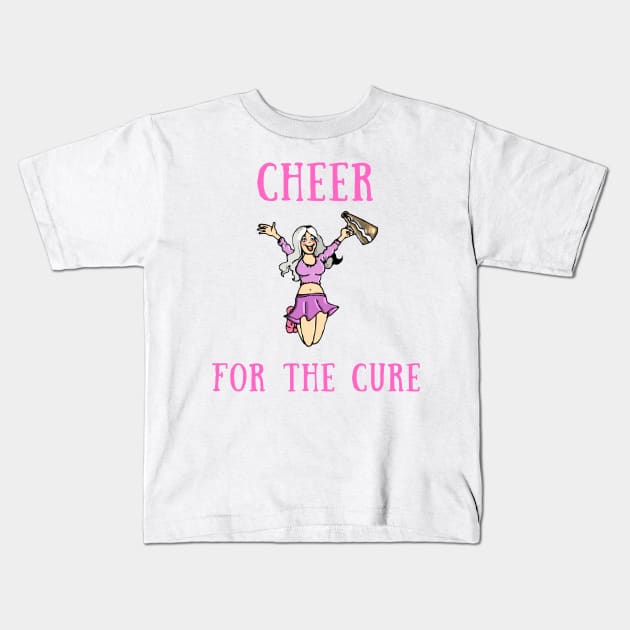 Cheer for the cure Kids T-Shirt by IOANNISSKEVAS